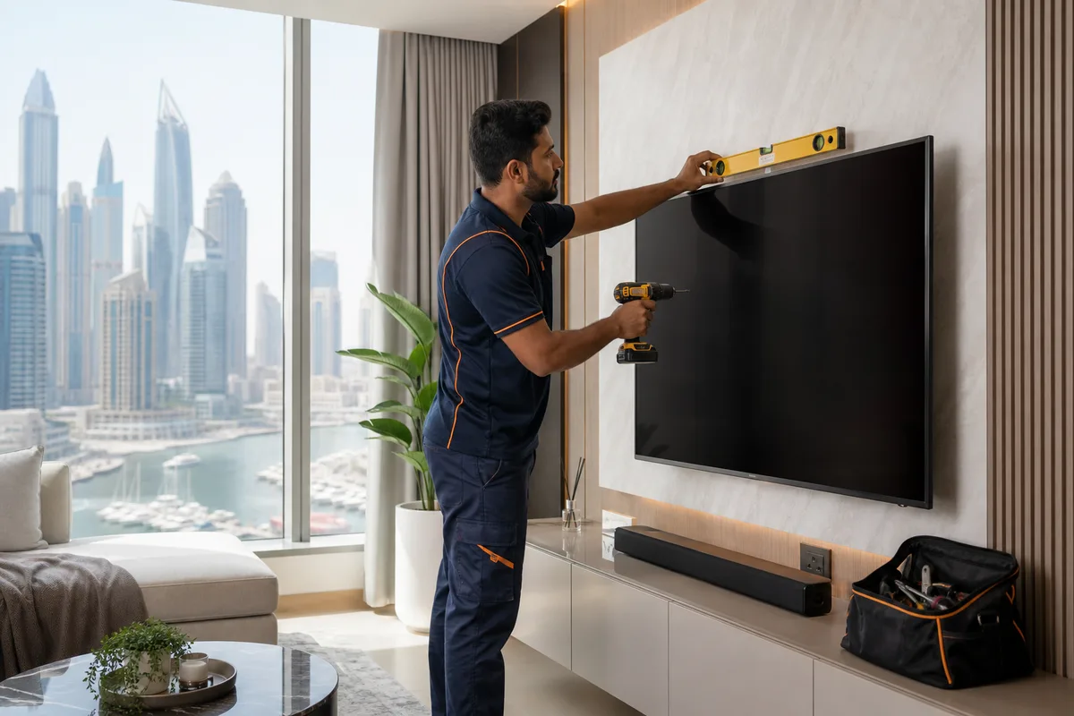 Handyman services visual for Dubai homes