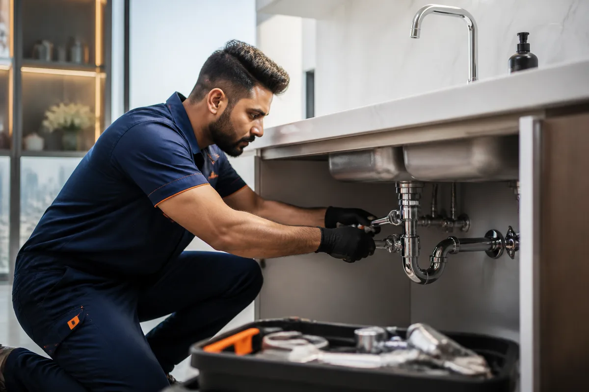 Plumbing services visual for Dubai homes
