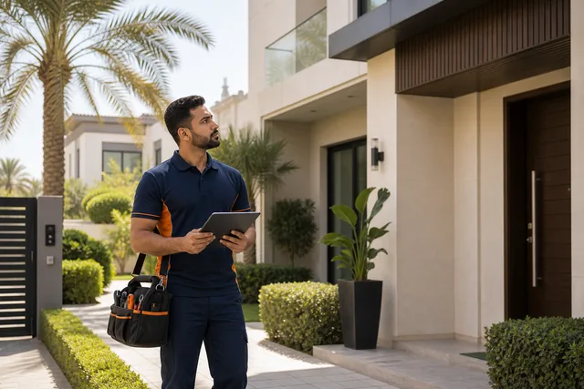 Dubai villa maintenance proof visual
